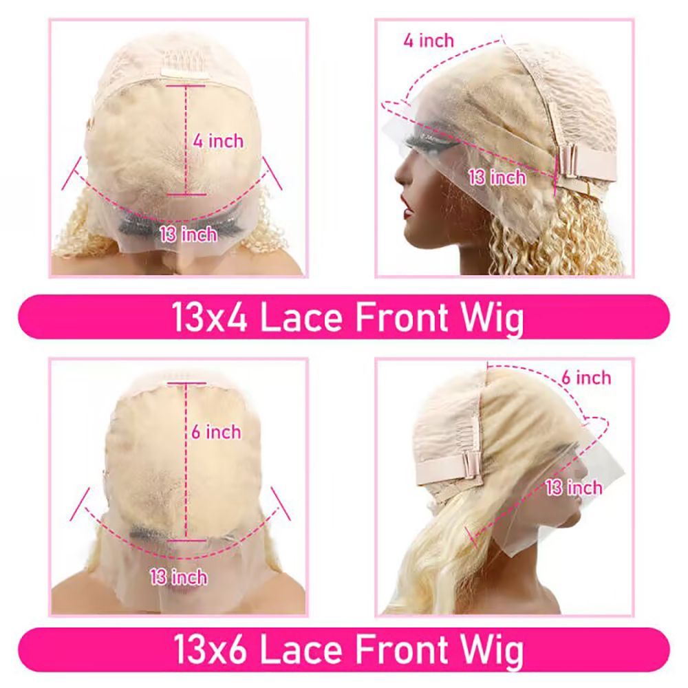613 Blonde Body Wave Lace Front Wig - วิกผมลอนคลื่นสีบลอนด์ 613 ขนาด 13x4 HD ลูกไม้ด้านหน้า