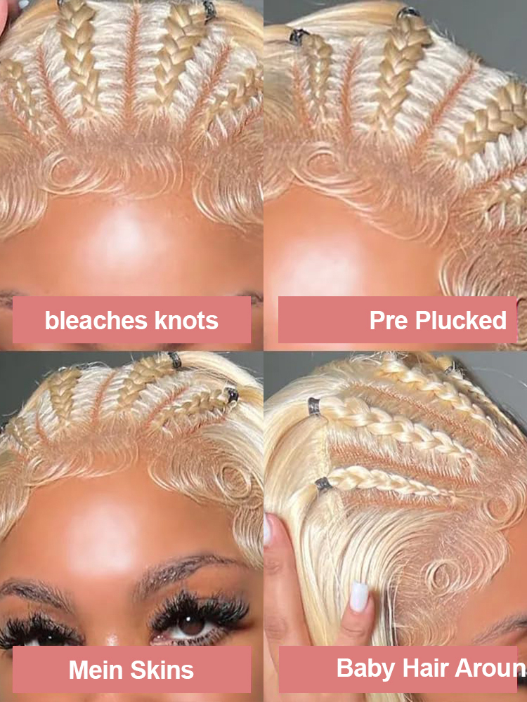 วิกผมแท้ลูกไม้ด้านหน้า HD ขนาด - 613 Blonde Body Wave Lace Front Wig บทวิจารณ์และราคา