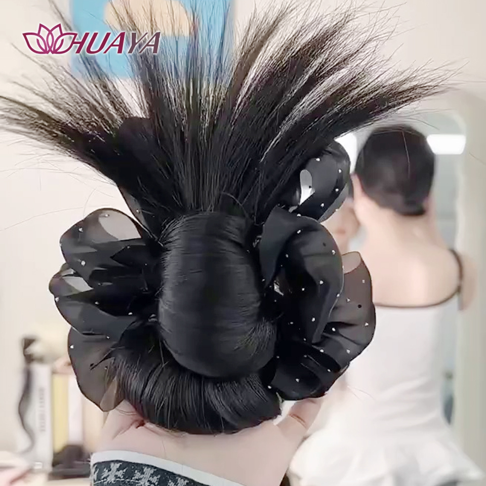 สังเคราะห์ Claw คลิปต่อผมหางม้ - Claw Clip Messy Bun Hair Piece บทวิจารณ์และราคา