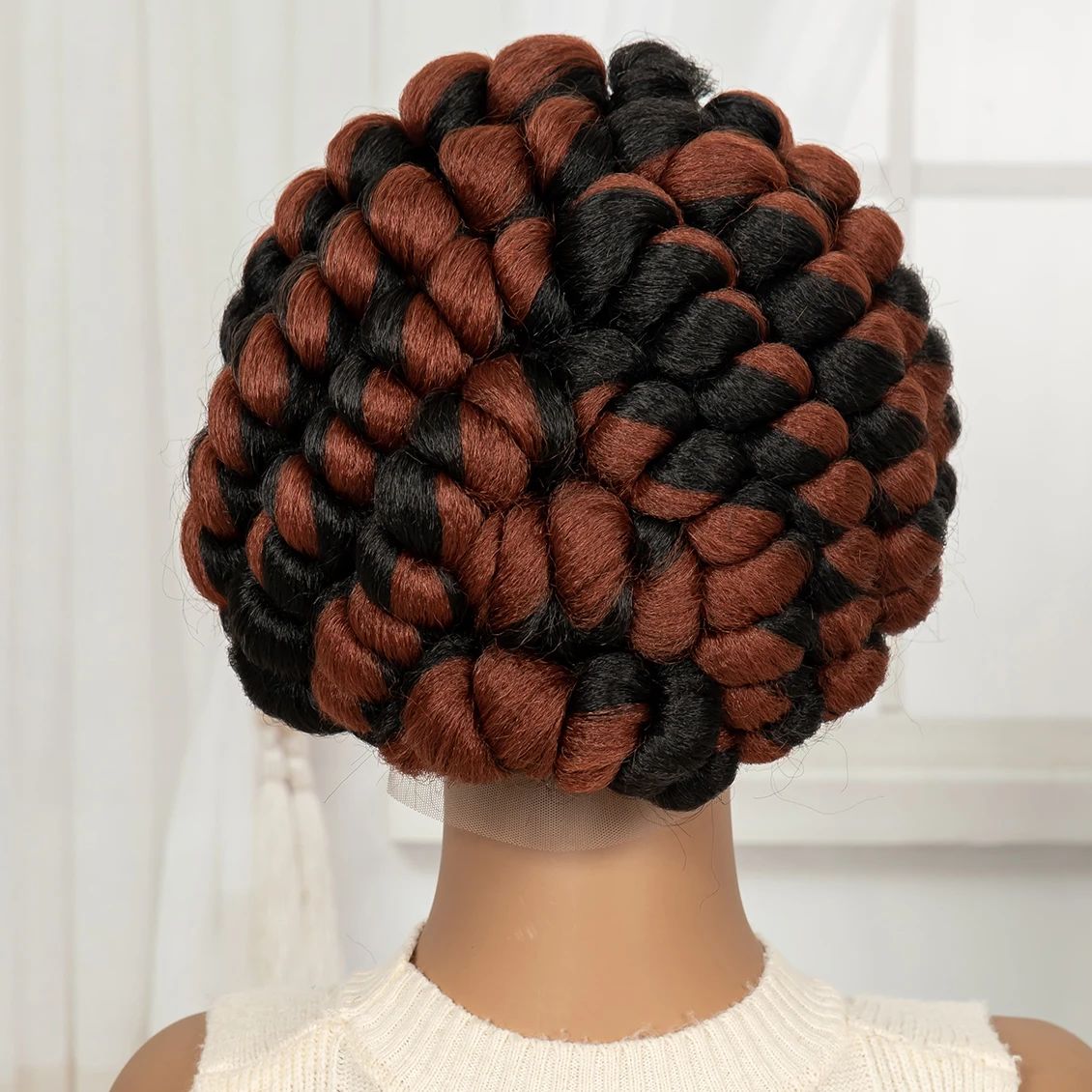 วิกผมถักเปียคอร์นโรว์ วิกผมสัง - Synthetic Braided Wigs For Black Women บทวิจารณ์และราคา
