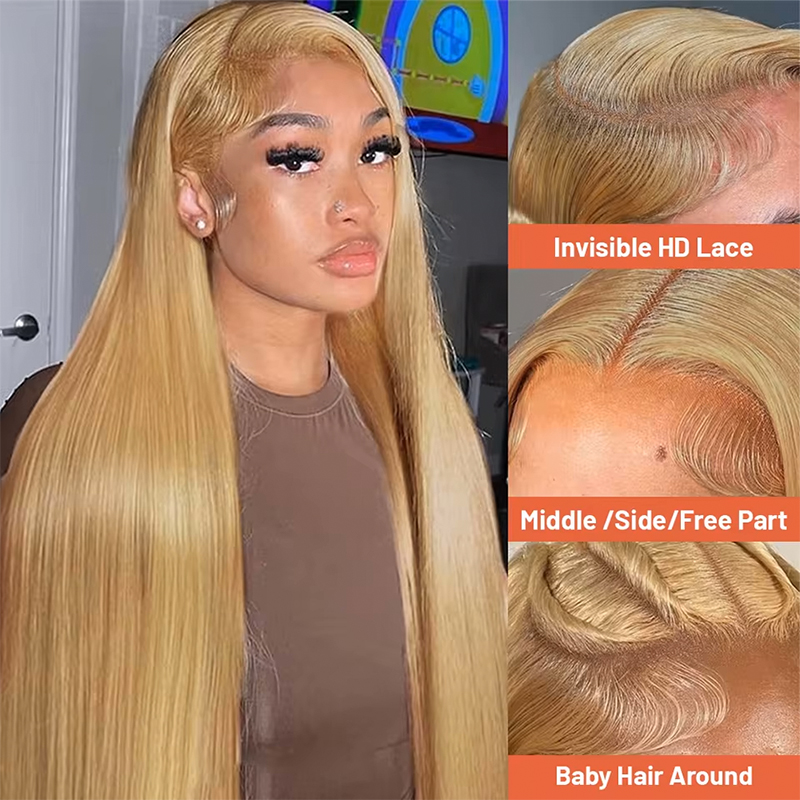วิกผมหน้าลูกไม้โปร่งใสตรง ความ - Hd Lace Frontal Wig Human Hair Pre Plucked บทวิจารณ์และราคา