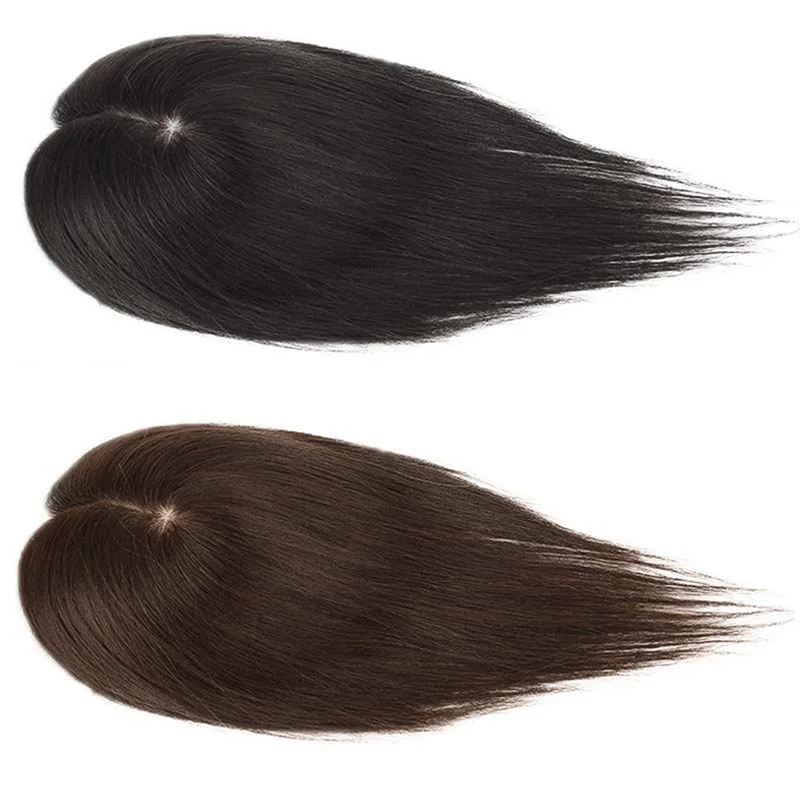 ฐานผ้าไหมผู้หญิง Topper คลิปใน - Seamless Clip In Hair Extensions Human Hair บทวิจารณ์และราคา