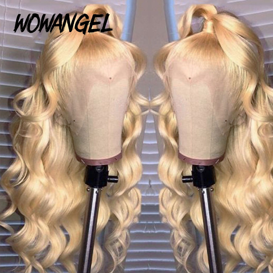 Wow Angel Real HDวิกผมลูกไม้ด้ - 613 Blonde Body Wave Lace Front Wig บทวิจารณ์และราคา