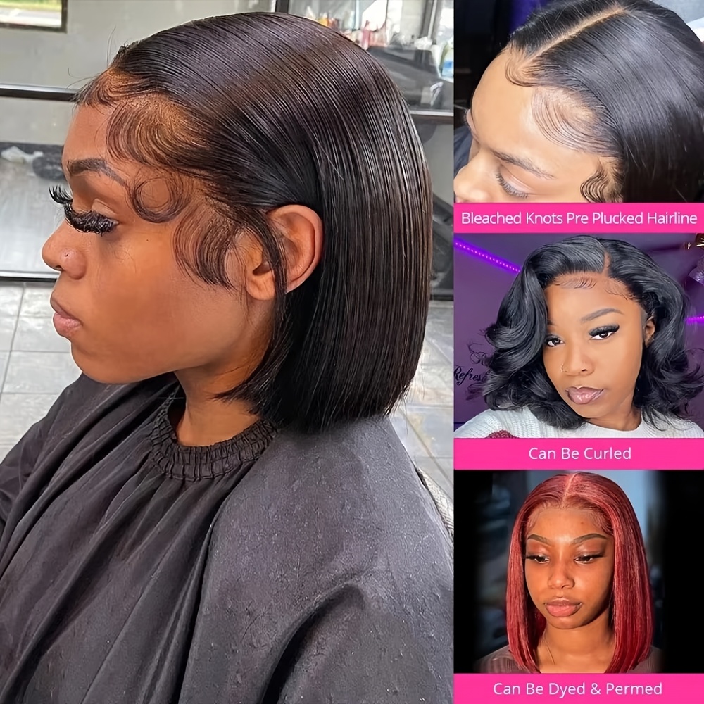 วิกผมบ๊อบตรง ผมแท้เวียดนาม ควา - Glueless Wear And Go Human Hair Wig บทวิจารณ์และราคา