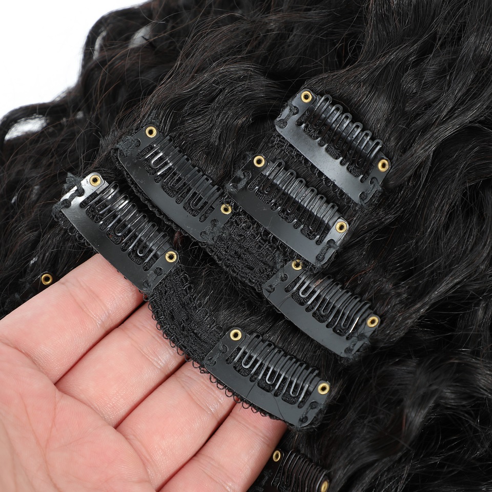 ต่อผมแบบคลิปหนีบ 8-24 นิ้ว แบบ - Seamless Clip In Hair Extensions Human Hair บทวิจารณ์และราคา