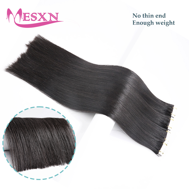 ต่อผมเทปแบบมินิ เส้นผมแท้ธรรมช - Invisible Tape In Extensions Real Hair บทวิจารณ์และราคา