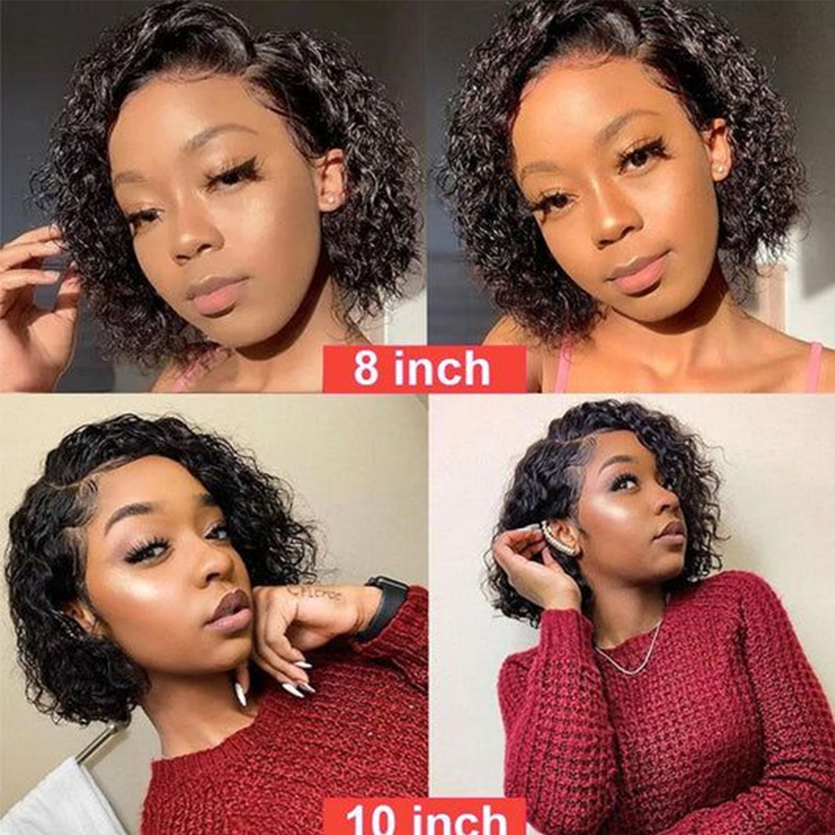 วิกผมลอนลึกจากผมแท้ ความหนาแน่ - Glueless Wear And Go Human Hair Wig บทวิจารณ์และราคา